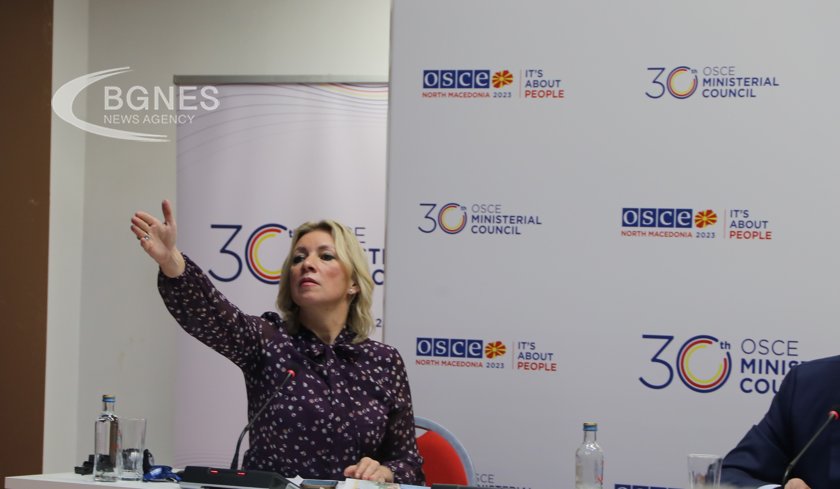 Захарова: Западът трябва да спре доставките за украинската армия, ако иска преговори с Русия