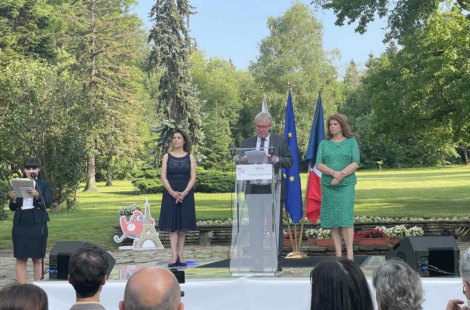 Many ambassadors and politicians attended the reception of the Embassy of France in Bulgaria on the occasion of Bastille Day
