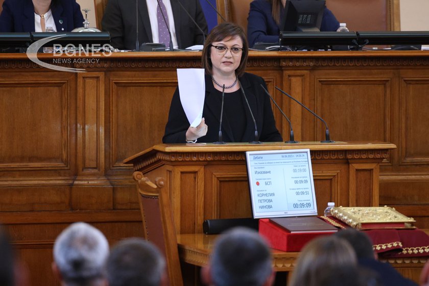 Нинова: Гласуваме компромис на две задкулисни кохорти, няма да го подкрепим