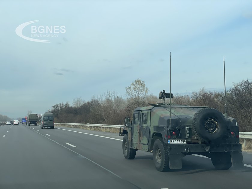 Военна техника ще се придвижва до учебен център „Сливница“