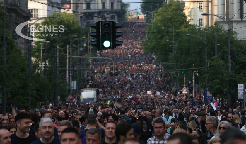 Гняв срещу правосъдието беляза 11-ия протест в Сърбия