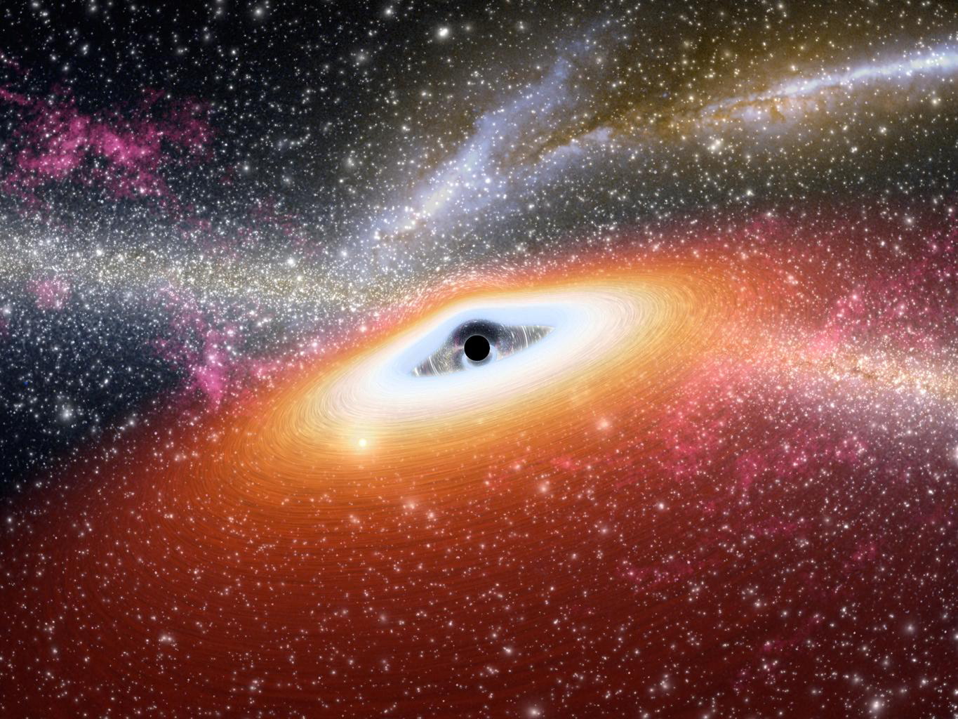 Гигантска черна дупка с маса 30 млрд. пъти над тази на Слънцето е сред най-големите, откривани някога