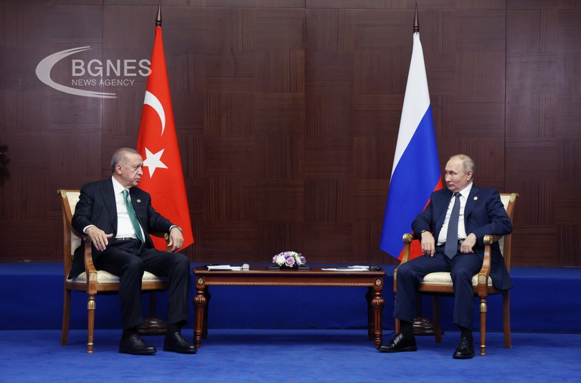 Ердоган ще посети Русия за разговори с Путин