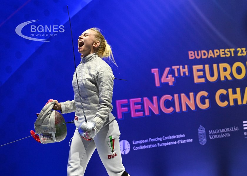 Йоана Илиева стана европейска шампионка на сабя за жени до 23 години