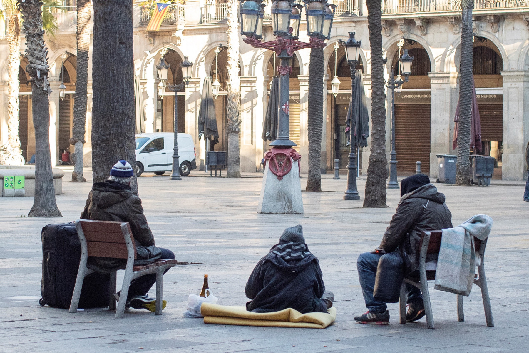 Risk of poverty decreases as work intensity increases