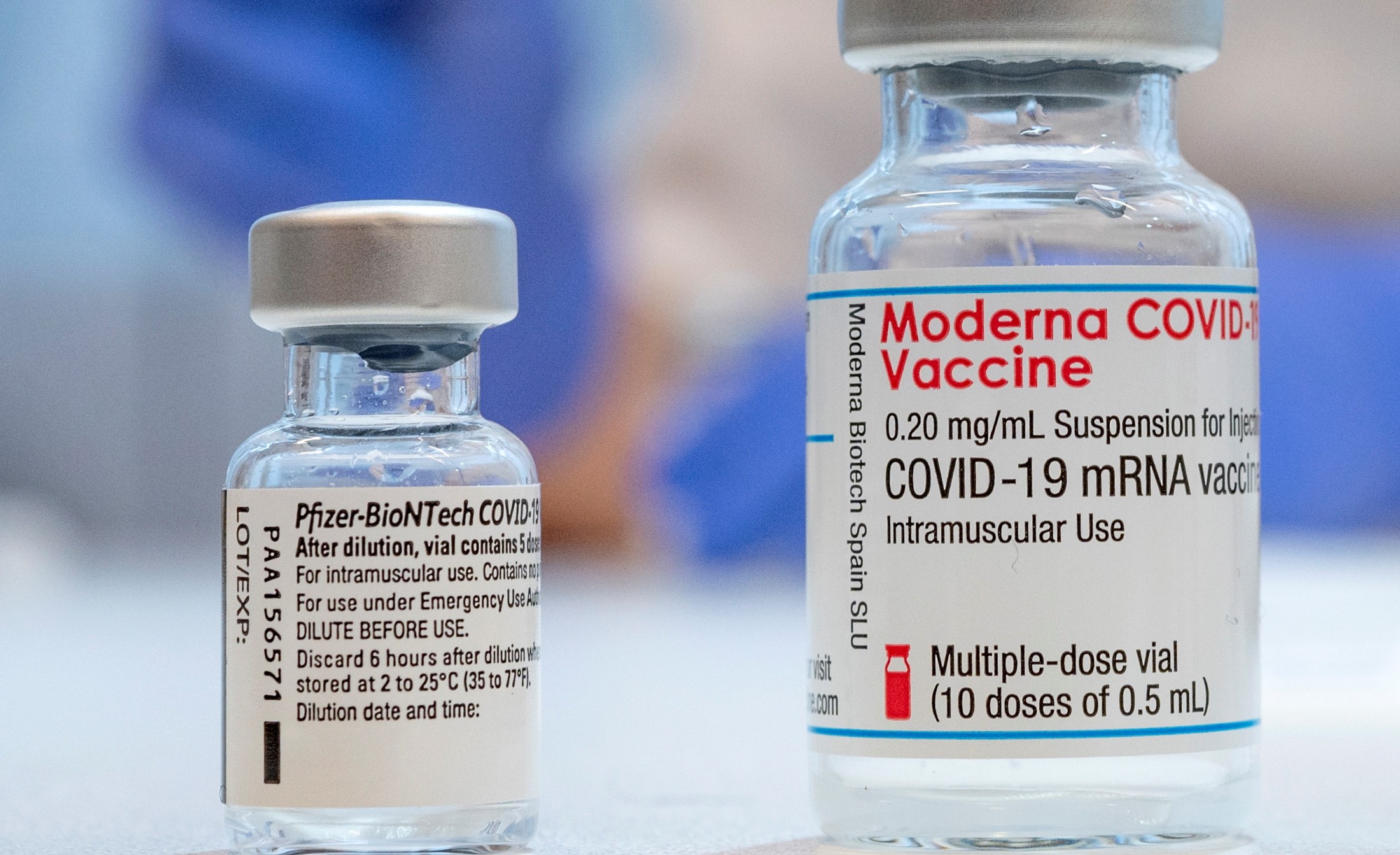 Pfizer и Moderna с 80% защита след първа доза и с 90% след втора