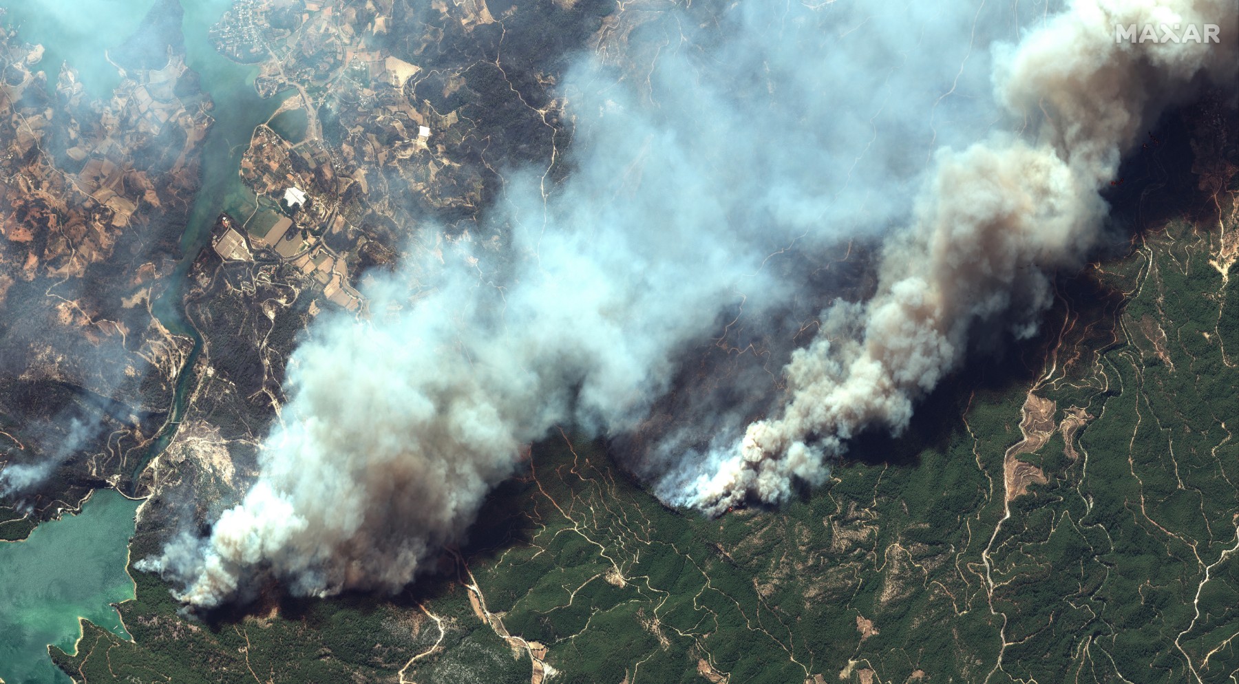 Ердоган обяви пострадалите от горски пожари региони за зони на бедствие
