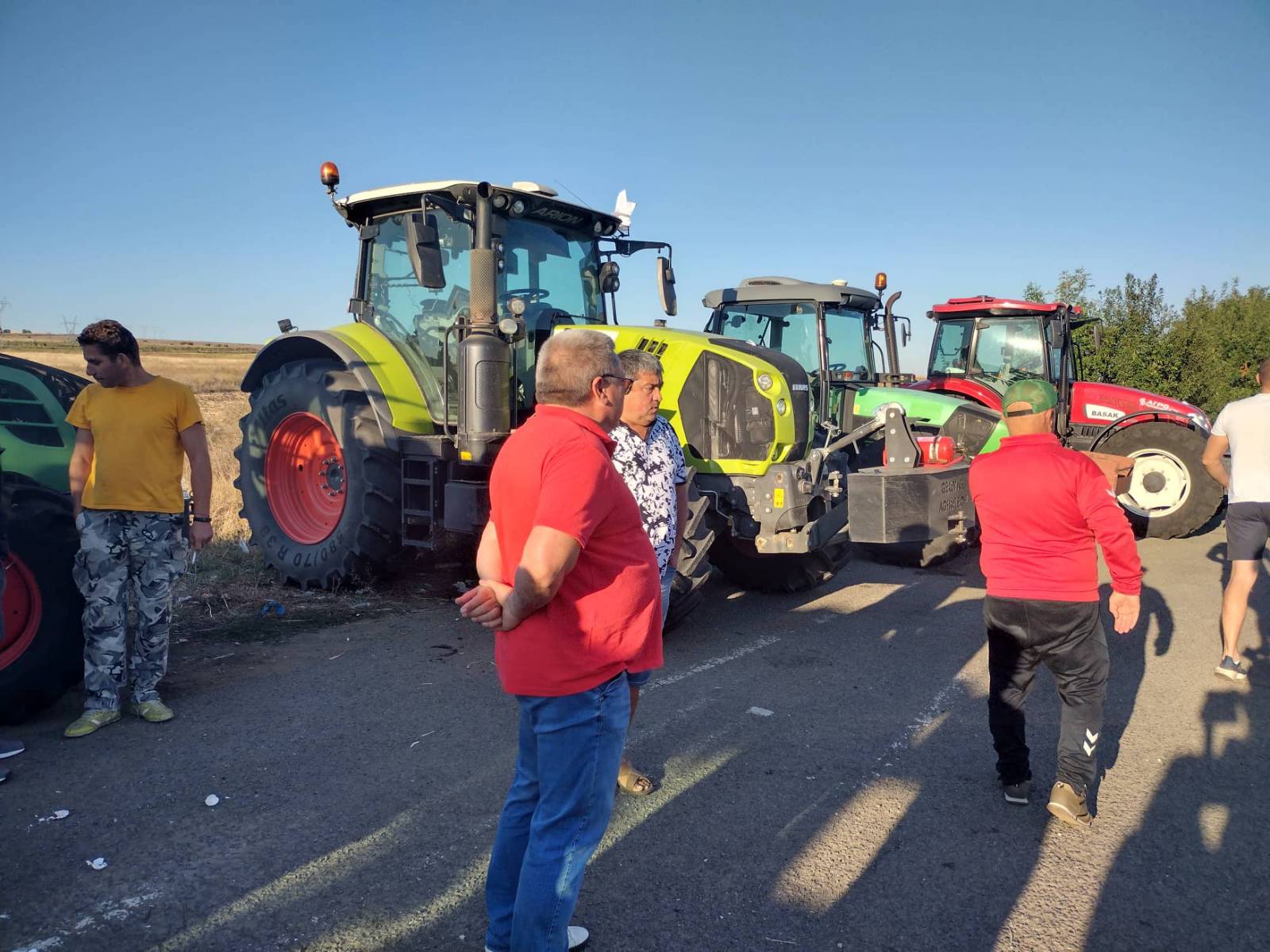 Bulgarian farmers protest against the import of Ukrainian grain