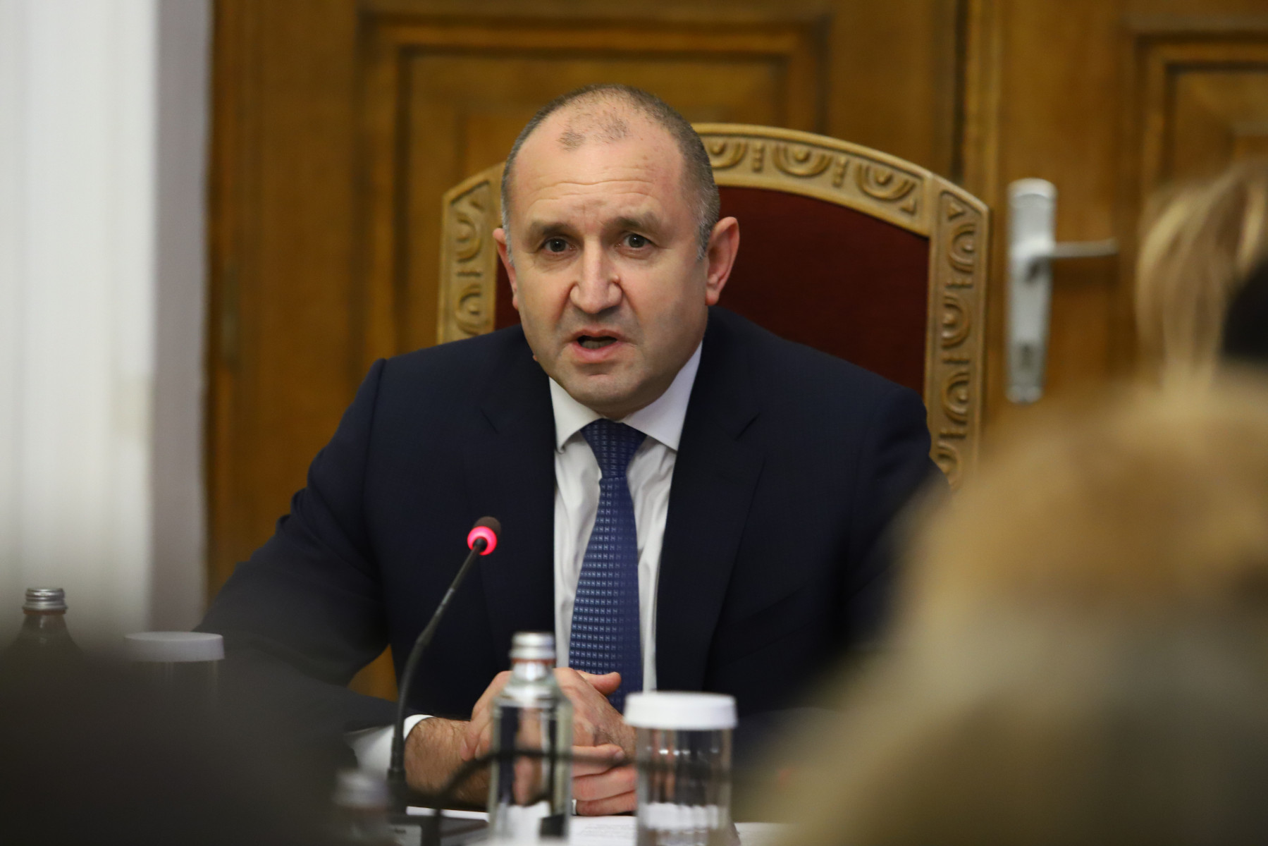 President Radev, EU Commission Vice-President Timmermans discuss just transition to a green economy