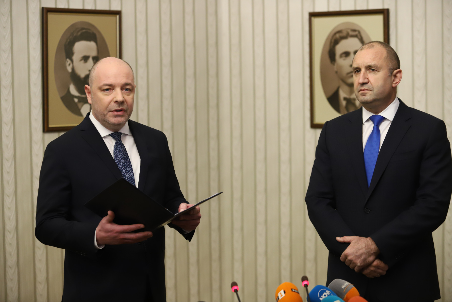 Prime Minister-designate Nikolay Gabrovski presents cabinet lineup