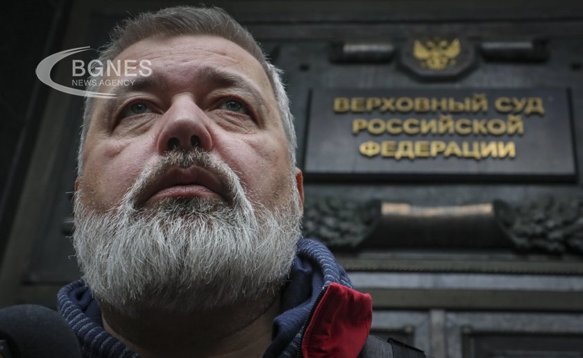 Русия обяви нобеловия лауреат Дмитрий Муратов за "чуждестранен агент"