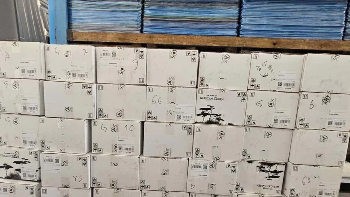 Близо 300 кг контрабанден тютюн за наргиле задържаха на Калотина
