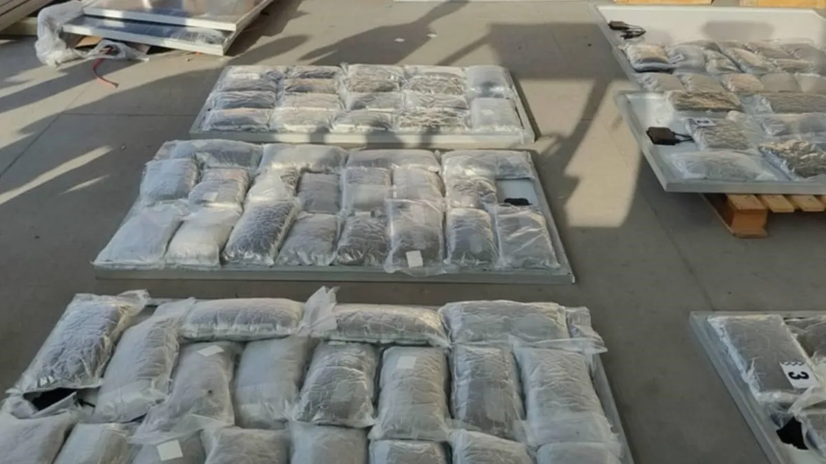 Близо 50 кг марихуана в соларни панели откриха от ТД Митница Варна