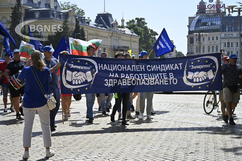 Синдикат “Защита” отново на протест, искат повече средства за ЦСМП 