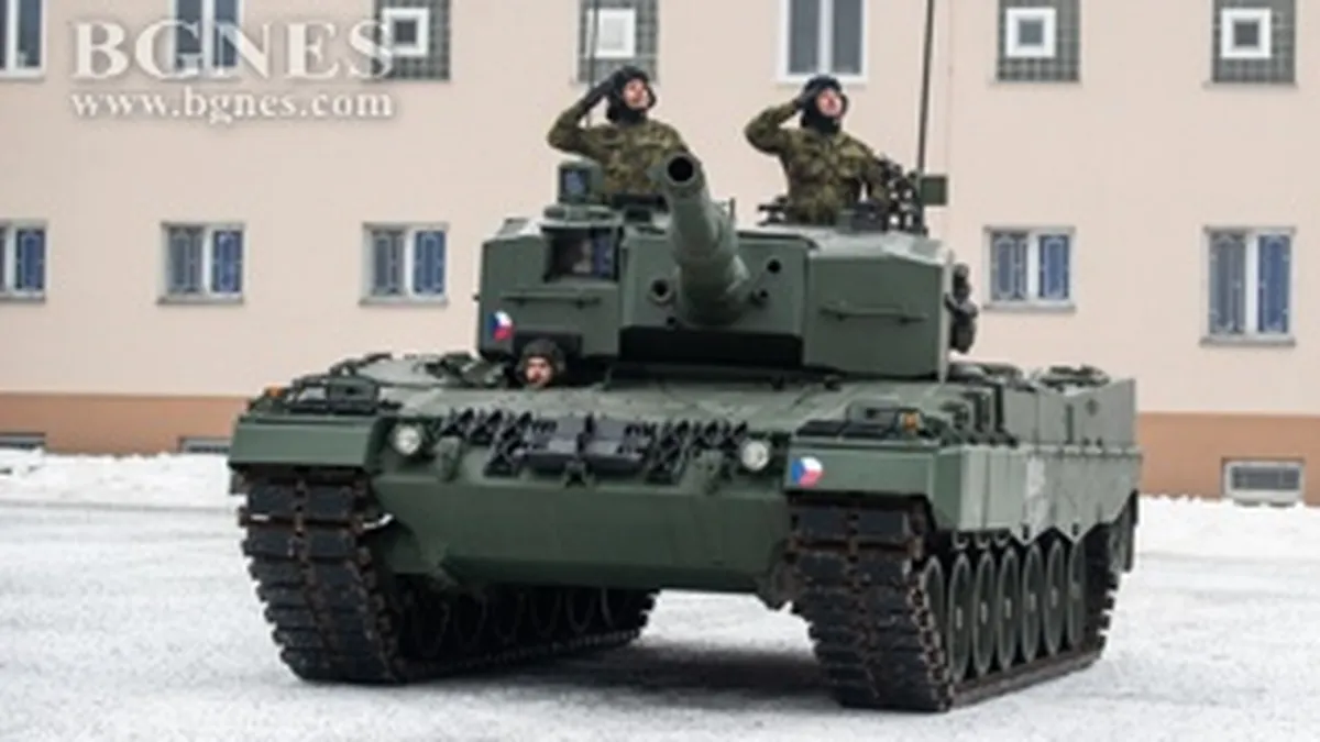 Чешката армия ще получи немски танкове като компенсация за помощта за Украйна 