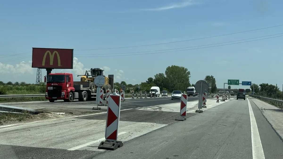 До петък се променя движението на АМ "Тракия" в област Пловдив между 126-и и 129-и км в посока Бургас