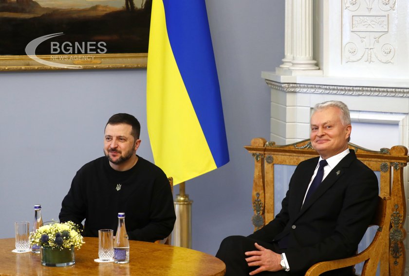 Зеленски на необявено посещение в Литва 
