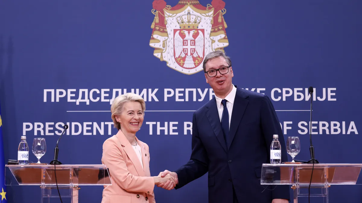 Фон дер Лайен: Сърбия е сред най-напредналите страни по пътя към Европейския съюз 