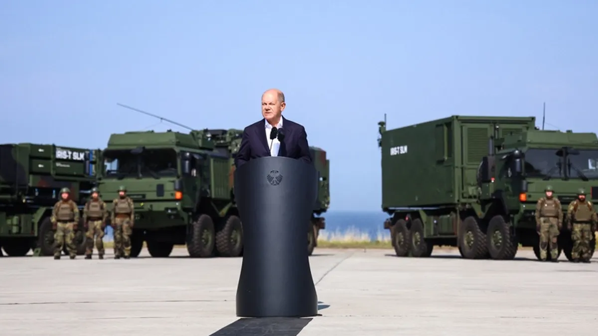 Германия поръча 17 системи за противовъздушна отбрана IRIS-T за Украйна