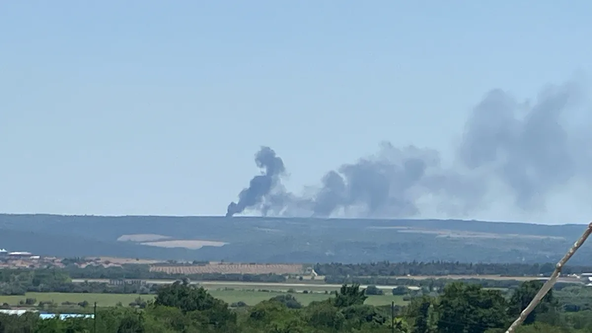 Голям пожар в община Аврен