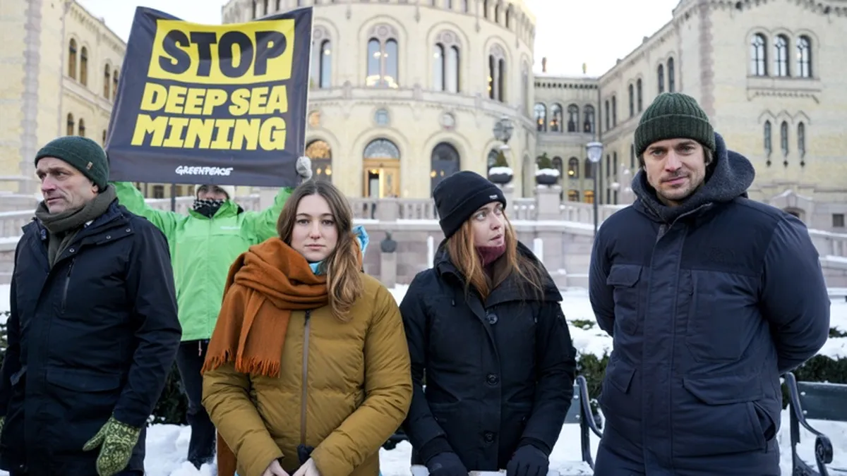 Грийнпийс: Дълбоководният добив в Норвегия ще причини необратими щети