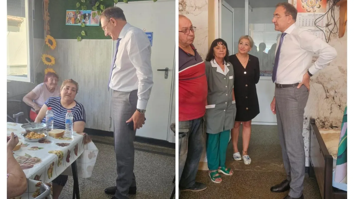 Гуцанов направи изненадваща проверка в Дом за хора с деменция в Бистрилица