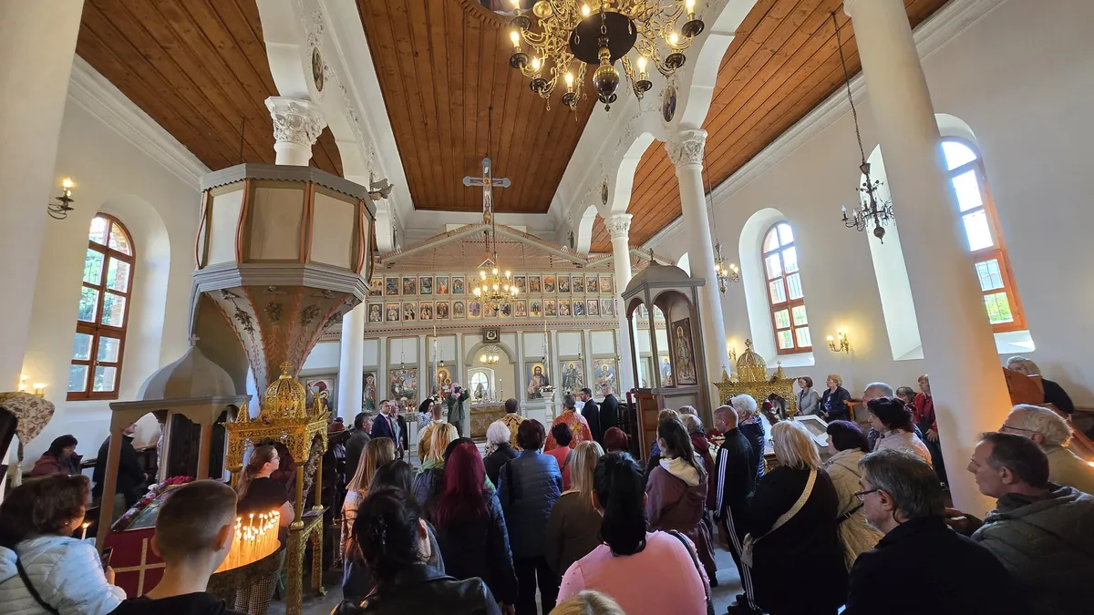 Храмът „Свети Георги“ в Одрин е препълнен с българи
