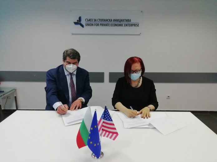 Съюзът за стопанска инициатива и DanShomon Inc, USA подписаха меморандум за бизнес сътрудничество