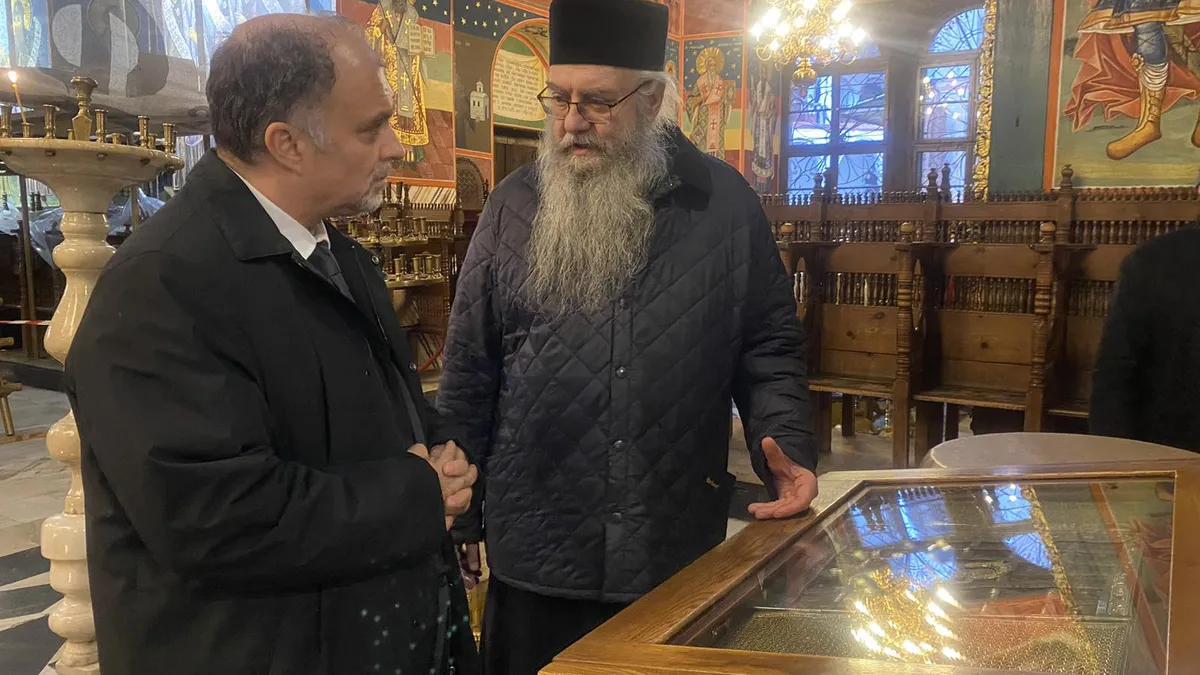 Министърът на културата се запозна с актуалното състояние на Рилския манастир