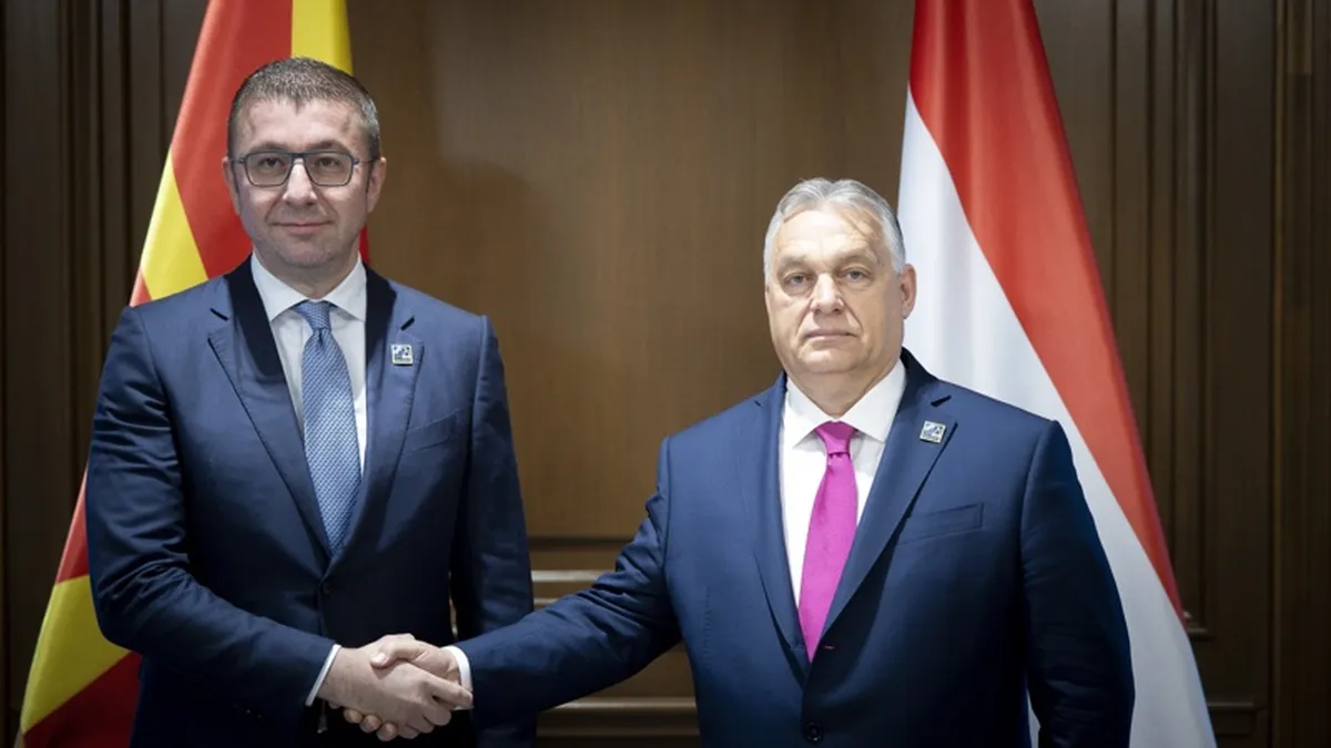 Орбан на посещение в Северна Македония на 26 септември