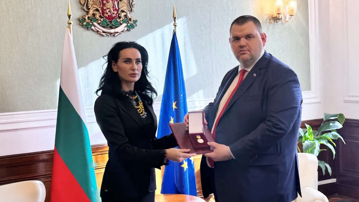 Пеевски получи медал за особени заслуги към Украйна