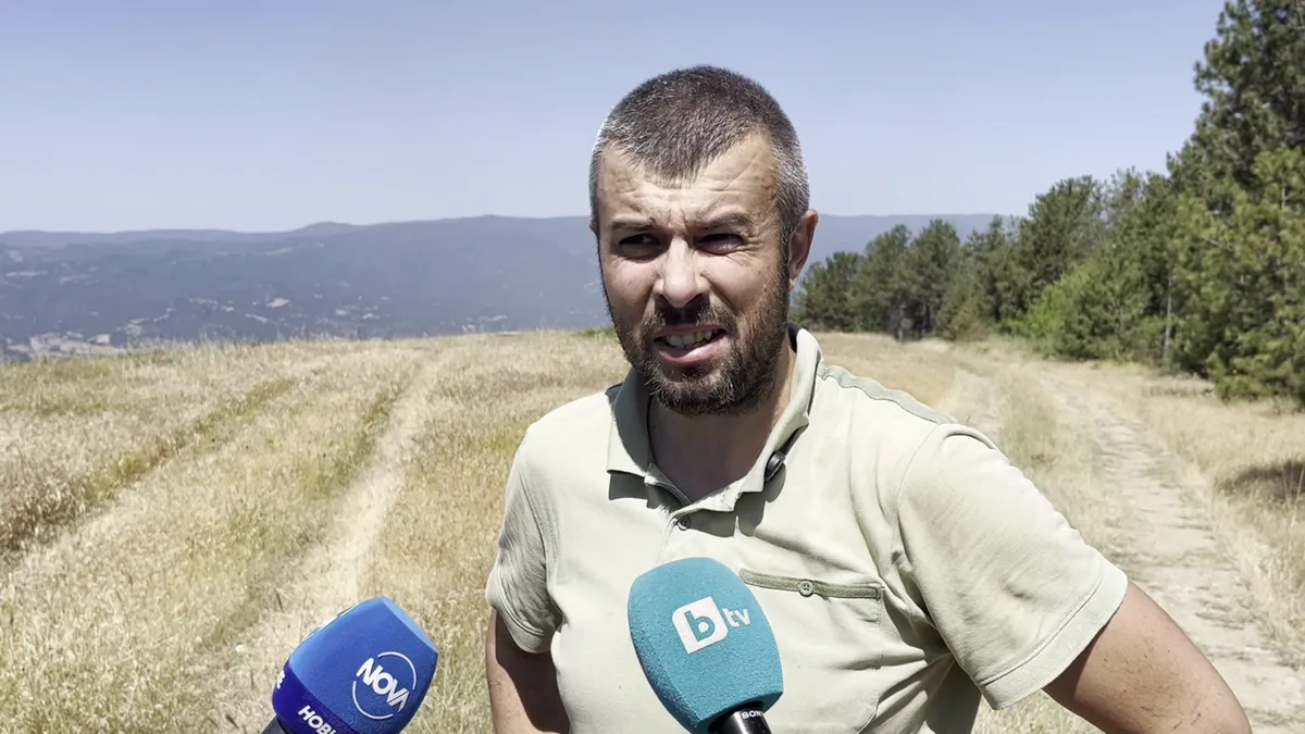 Пожарът над Струмяни е почти овладян, няма опасност за населени места