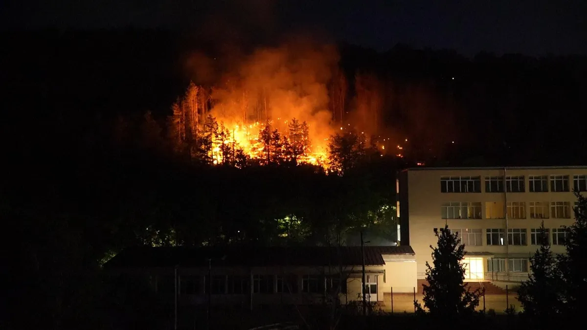 Пожарът във Велико Търново е запален умишлено