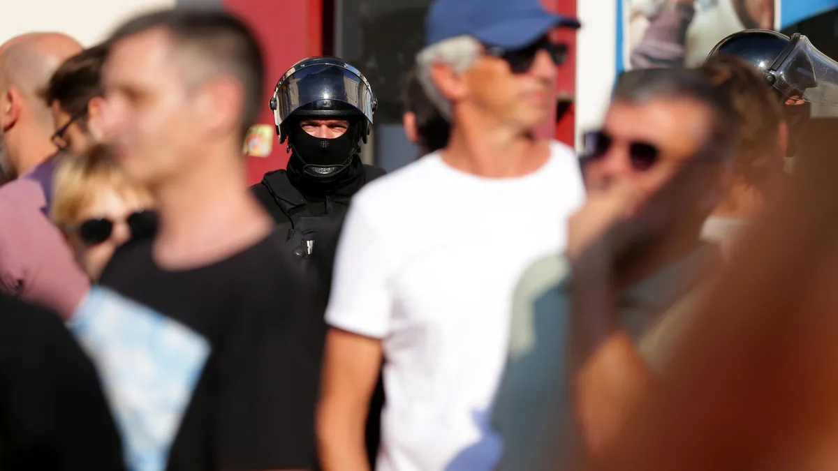Протест в подкрепа на сръбската студентка Николина Синджелич в Обреновац
