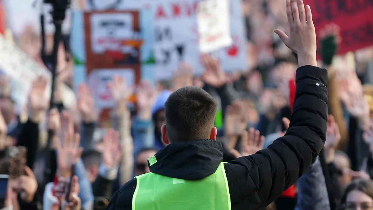 Протести в Централна Сърбия 