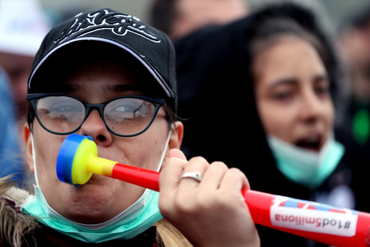 Протестиращи в Белград: При тези условия в Сърбия няма да има избори