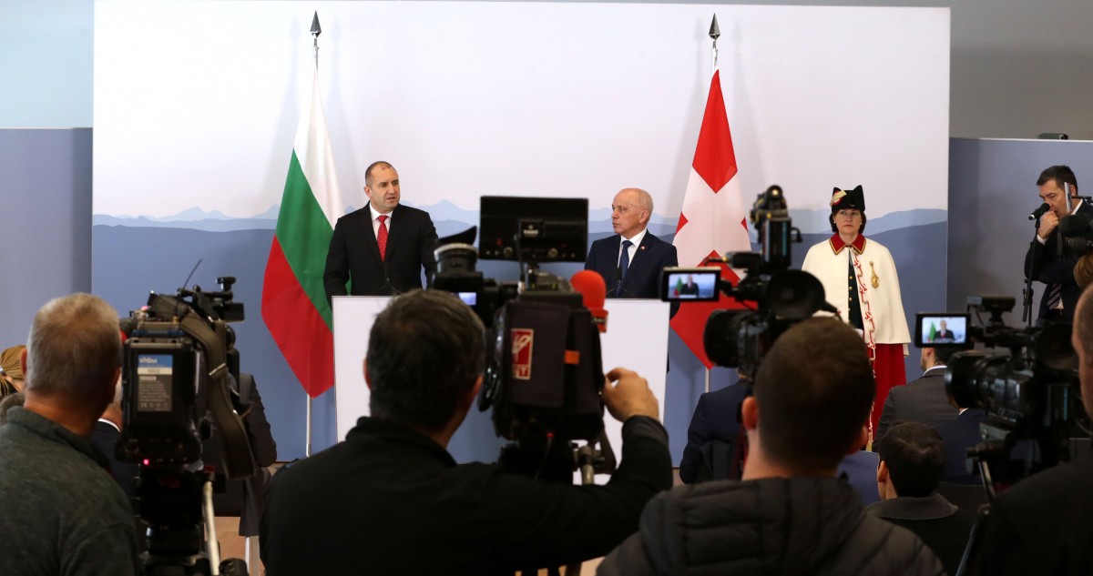 Президентите Румен Радев и Ули Маурер обсъдиха Българо-швейцарската програма