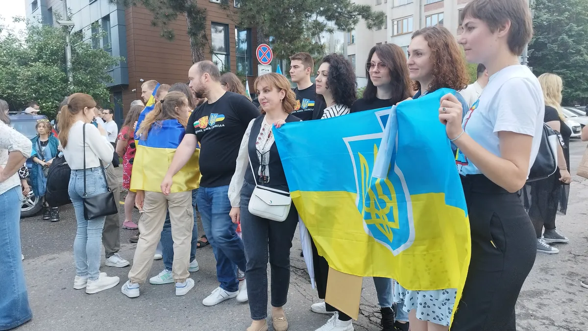 Шествие в подкрепа на Украйна и Европа на 24 февруари в София 