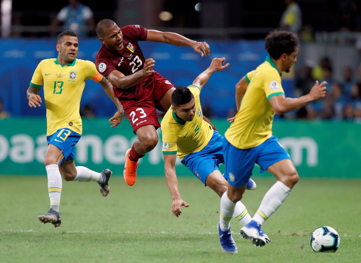 ВАР отказа Бразилия срещу Венецуела на Копа Америка