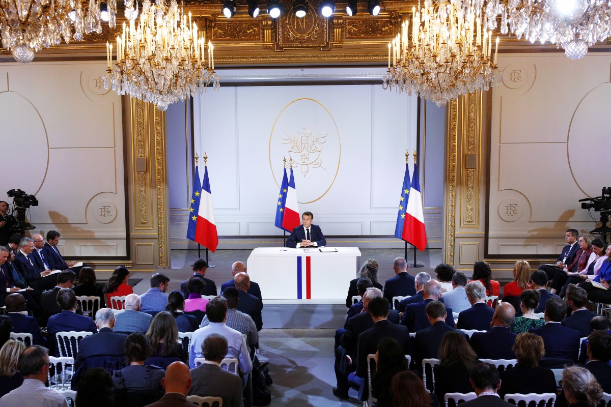 За 63% от французите речта на Макрон е била неубедителна