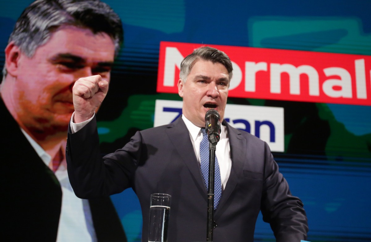 Миланович е новият президент на Хърватия